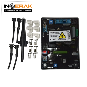 RE0005: AVR SX460 Regulador de Voltaje automático con partes compatible para Stamford y generadores sin escobillas