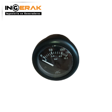 SE0023: Medidor de presión de aceite VDO 0–150 PSI / 0–10.3 Bar