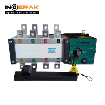 IT0002: AISIKAI SKT1-250A/4P/M1 Interruptor de transferencia automática 250A